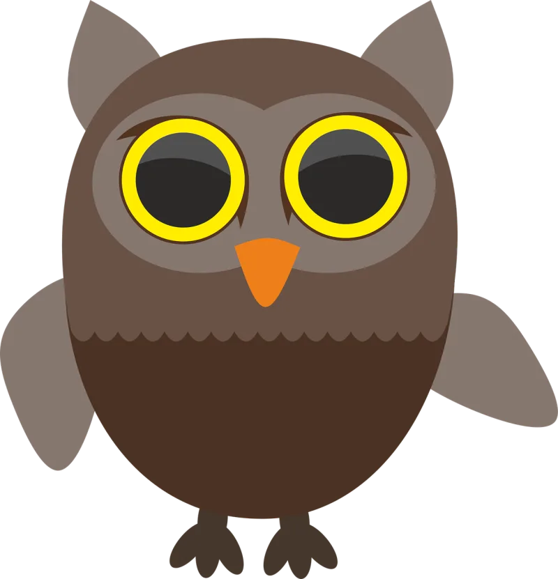 Owl Owls Bird Stickdatei – Tiere