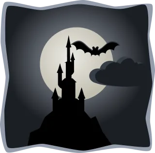Silhouette Castles Nights Stickdatei