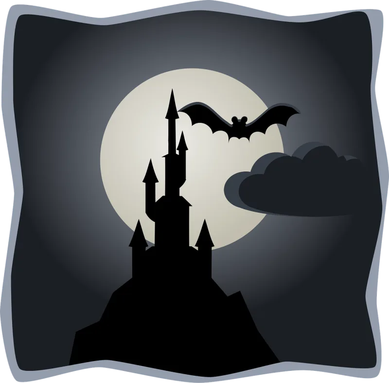 Silhouette Castles Nights Stickdatei – Kinder