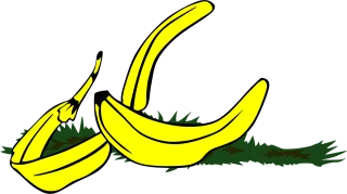 Banana Peel Slippery Stickdatei