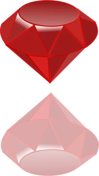 Gemstone Ruby Gem Stickdatei