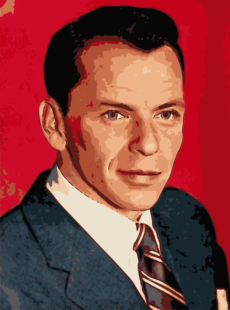 Frank Sinatra Singer Stickdatei – Musik