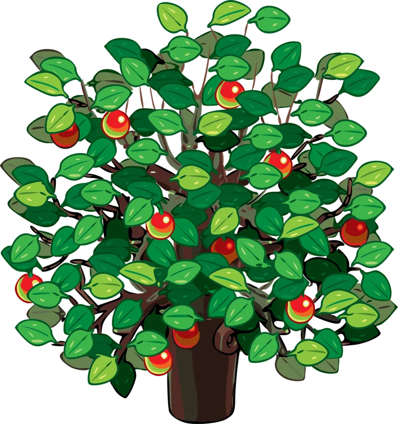 Tree Apple tree Apple Stickdatei – Essen & Trinken