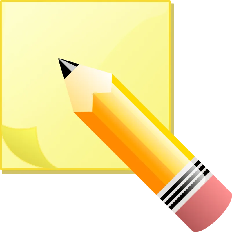 Note Paper Pencil Stickdatei – Musik