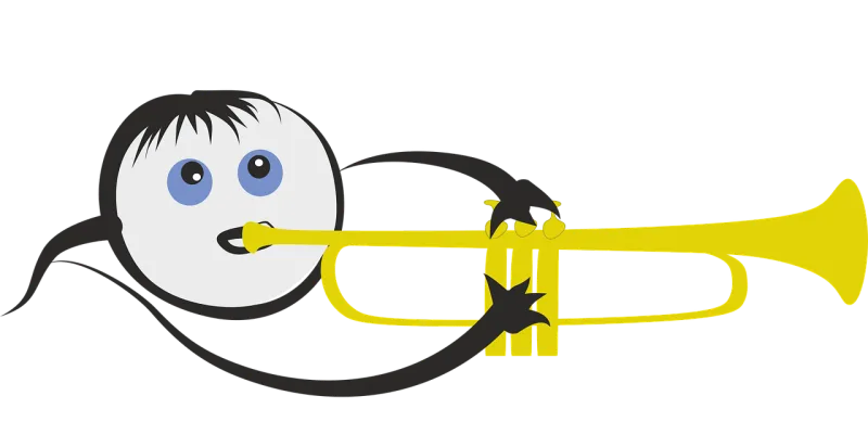 Trumpet Trumpets Play Stickdatei – Musik