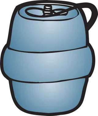 Beer keg Keg Beer dispenser Stickdatei