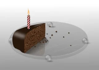 Cake Candle Sweet Stickdatei
