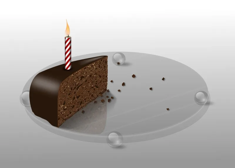 Cake Candle Sweet Stickdatei – Essen & Trinken