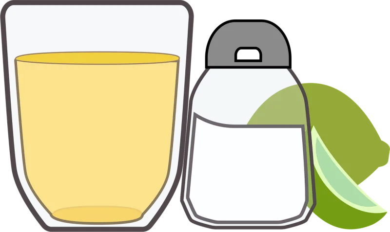 Graphic Tequila Tequila bottle Stickdatei – Natur