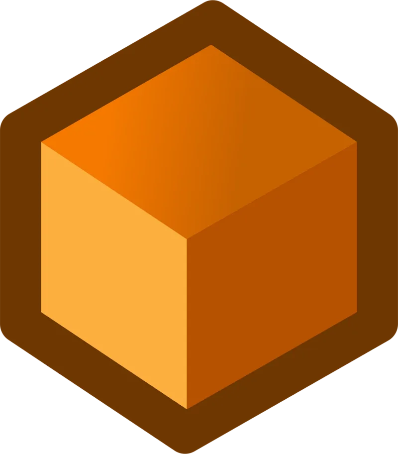 Cube Box Shape Stickdatei – Sport