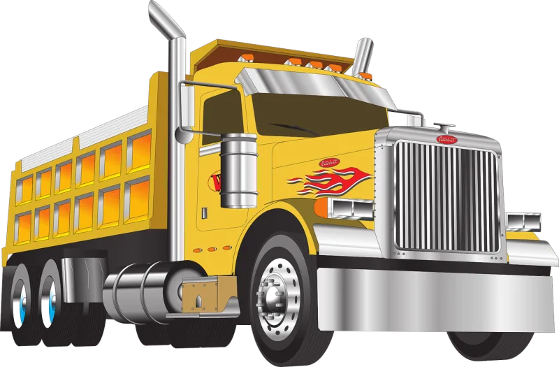 Truck Peterbilt Chrome Stickdatei – Fahrzeuge