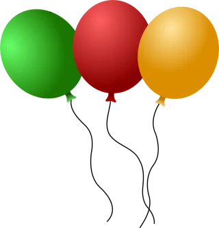 Balloons Red Green Stickdatei