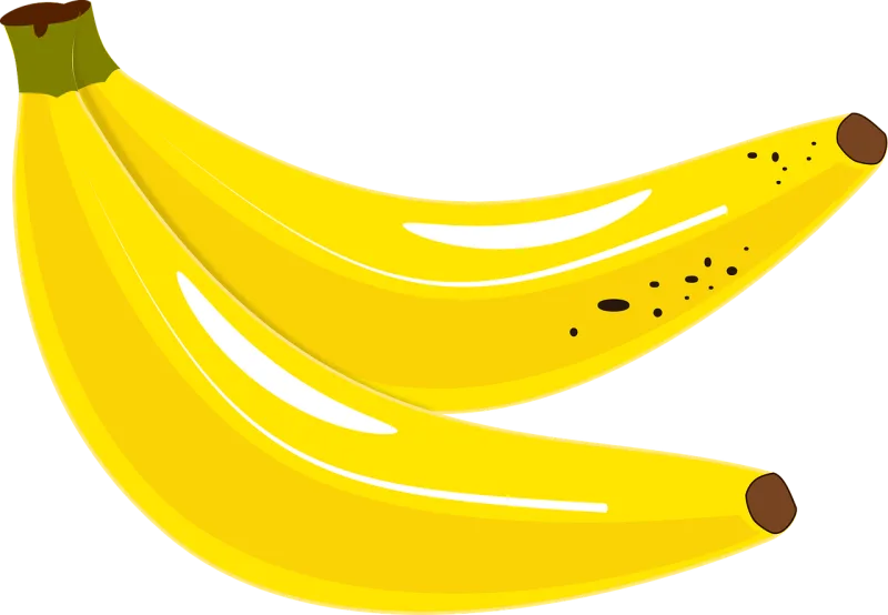 Banana Tropical Yellow Stickdatei – Essen & Trinken