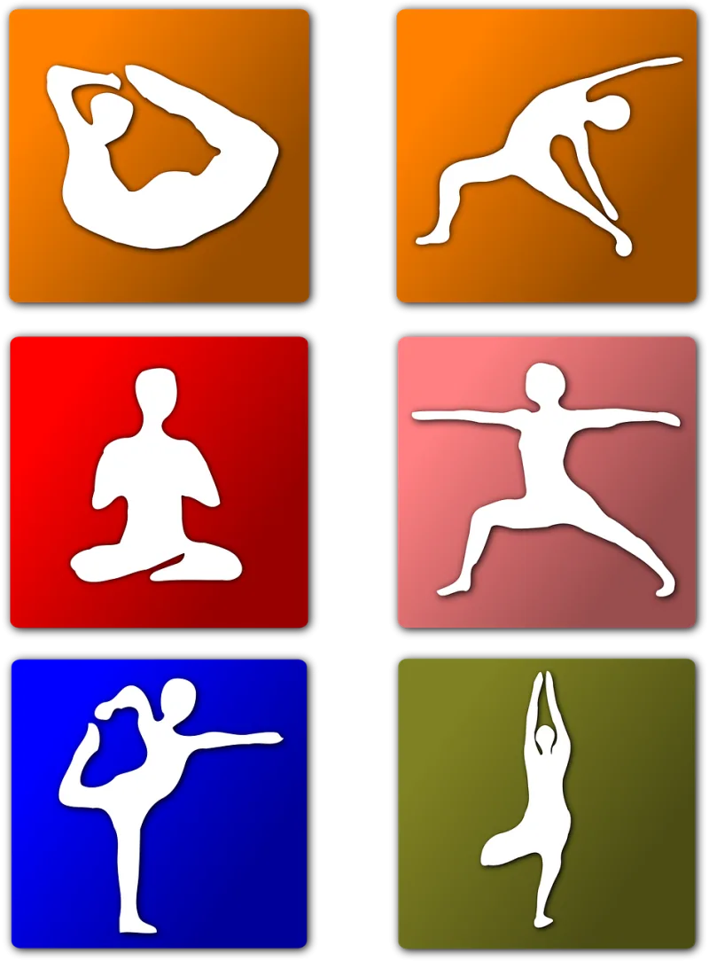 Exercise Yoga Poses Stickdatei – Sport