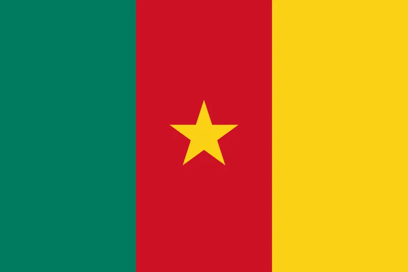 Cameroon Flag Country Stickdatei – Weihnachten