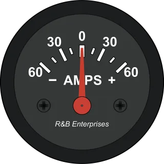 Current Meter Ampere Stickdatei – Fahrzeuge