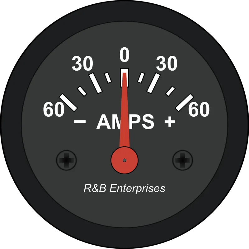 Current Meter Ampere Stickdatei – Fahrzeuge