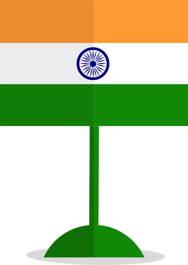 India Flag Indian flag Stickdatei – Musik