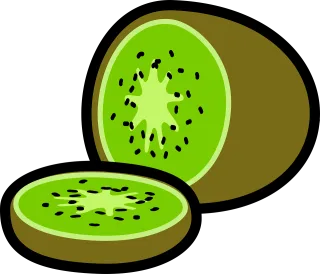 Kiwi Kiwifruit Fruit Stickdatei