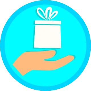 Gift Icon Christmas Stickdatei