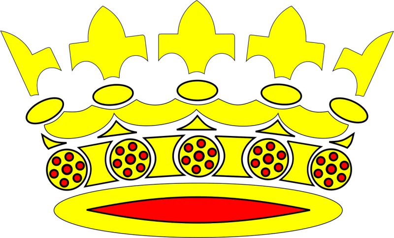 Crowns Golden Yellow Stickdatei – Kinder