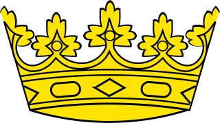 Crowns Golden Yellow Stickdatei