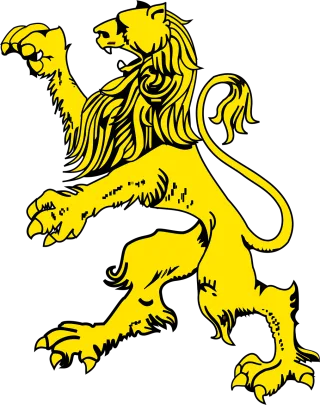 Lion Jumping Animal Stickdatei