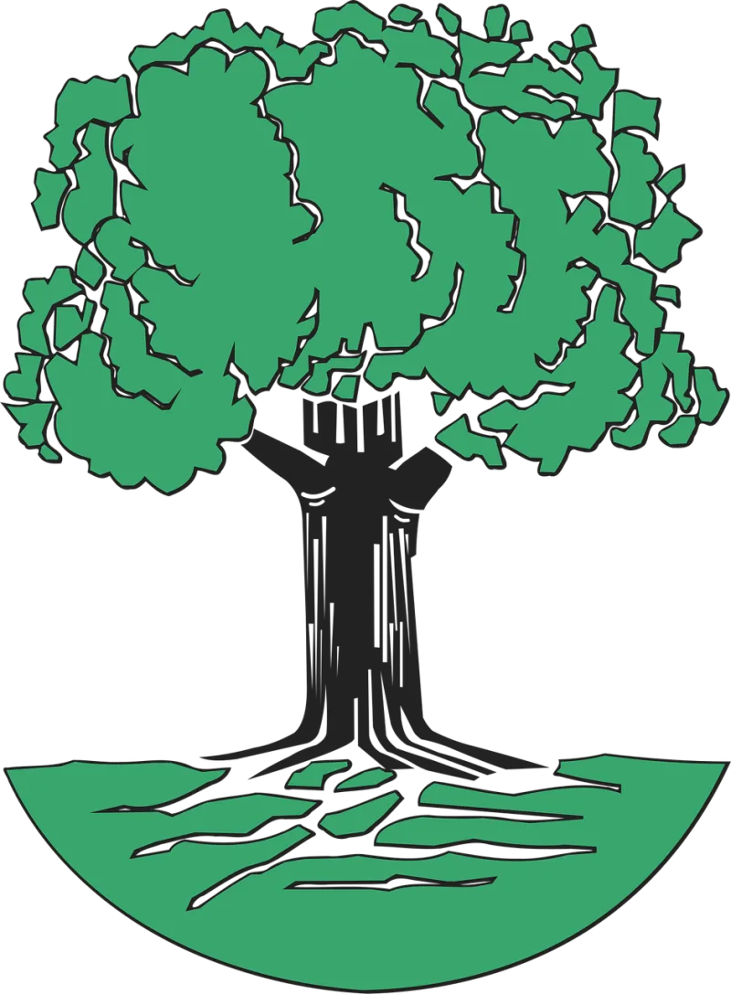 Tree Leaves Oak Stickdatei – Natur