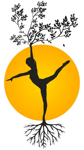 Silhouette Woman Tree Stickdatei