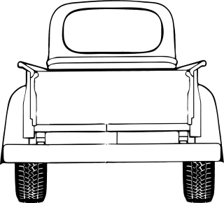 Truck Tailgate Farm truck Stickdatei – Fahrzeuge