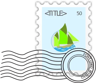 Stamp Mail Letter Stickdatei – Fahrzeuge