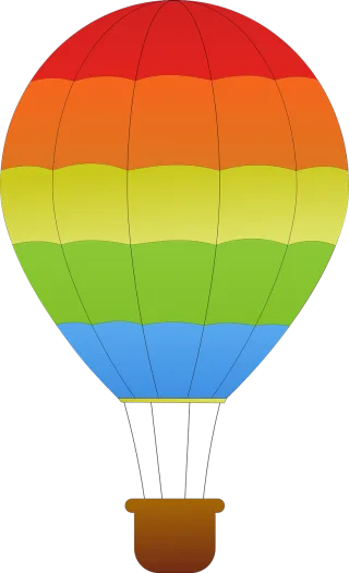 Balloon Fly Hot air balloon Stickdatei