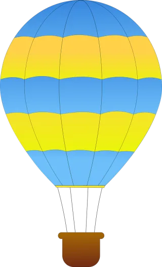 Balloon Fly Hot air balloon Stickdatei