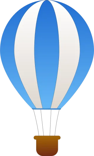 Balloon Fly Hot air balloon Stickdatei