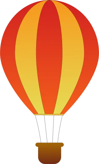 Balloon Fly Hot air balloon Stickdatei