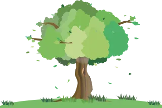 Tree Plant Nature Stickdatei