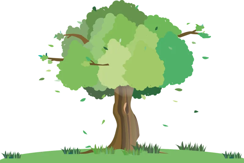 Tree Plant Nature Stickdatei – Natur