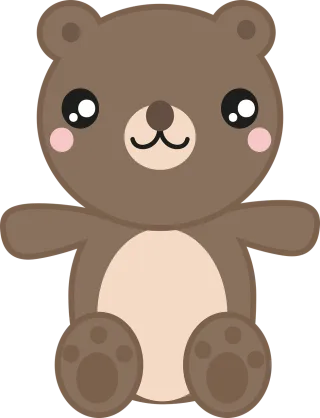 Bear Cute Teddy Stickdatei