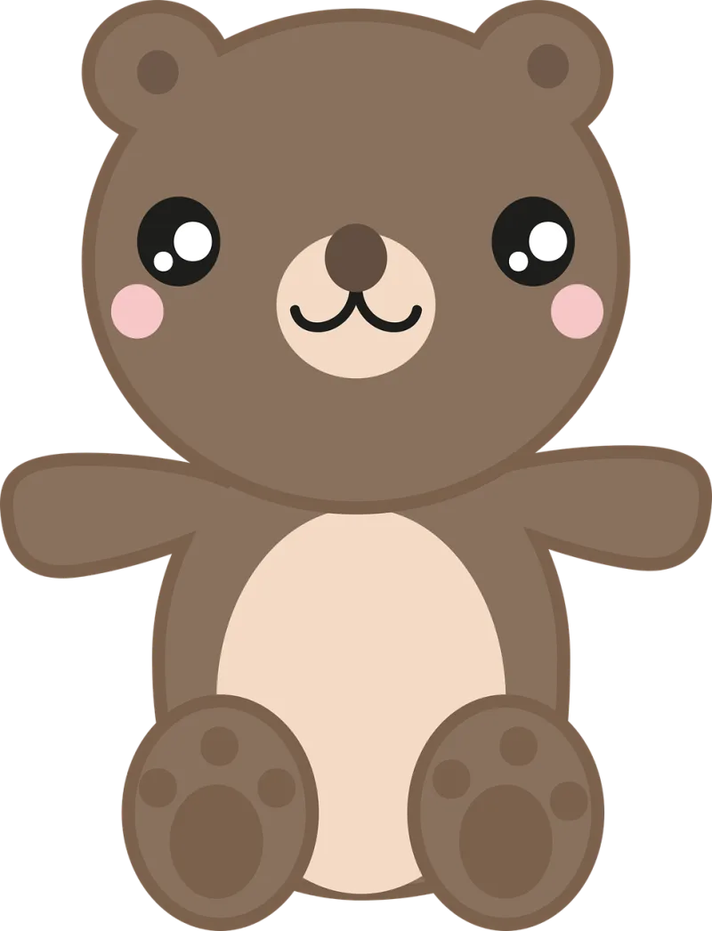 Bear Cute Teddy Stickdatei – Kinder