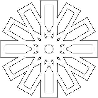 Patterns Shapes White Stickdatei – Weihnachten
