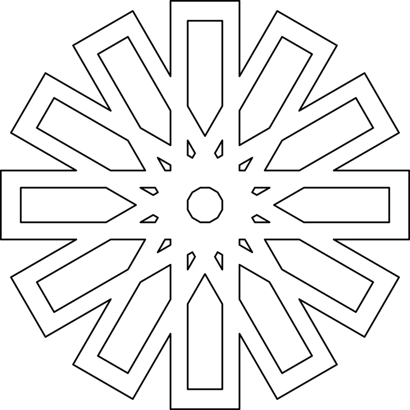 Patterns Shapes White Stickdatei – Weihnachten