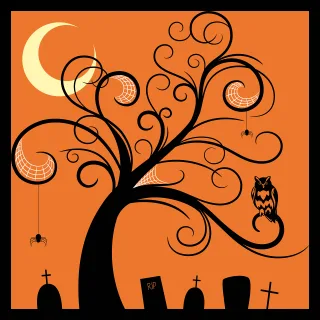 Tree Gruesome Nature Stickdatei