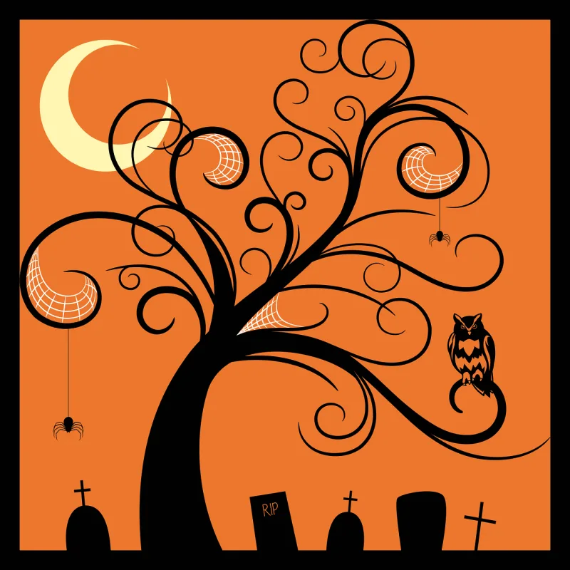 Tree Gruesome Nature Stickdatei – Tiere
