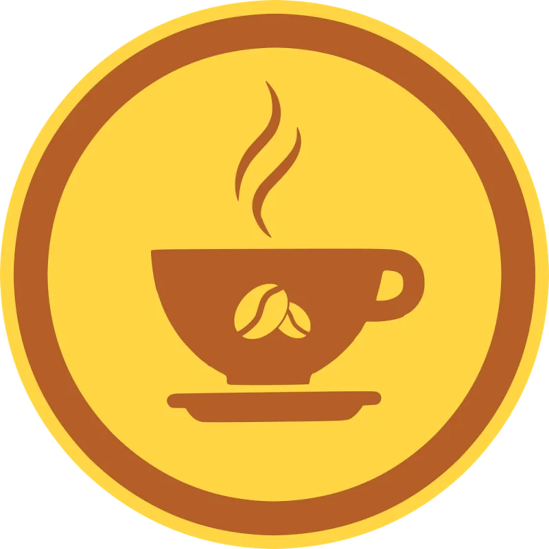 Coffee Cup Logo Stickdatei – Essen & Trinken