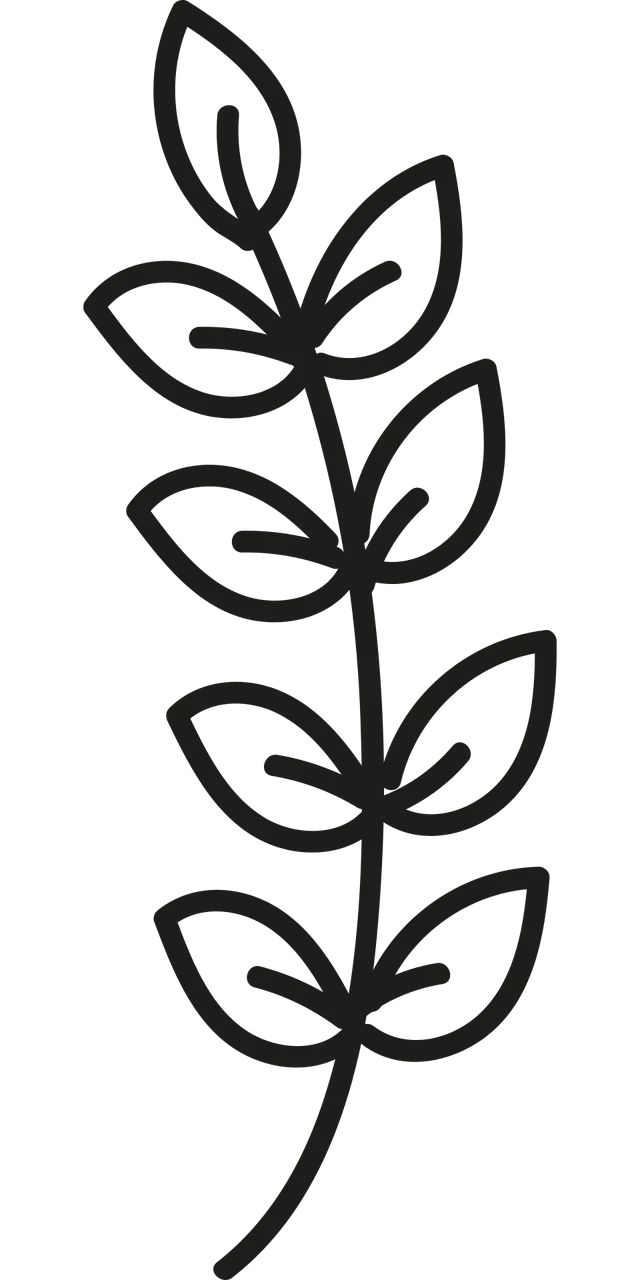 Branch Sheets Green Stickdatei – Natur