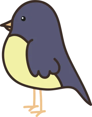 Bird Cute Fly Stickdatei