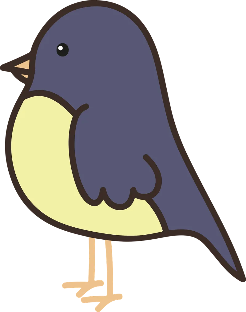 Bird Cute Fly Stickdatei – Natur