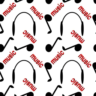 Music Letters Word Stickdatei – Musik