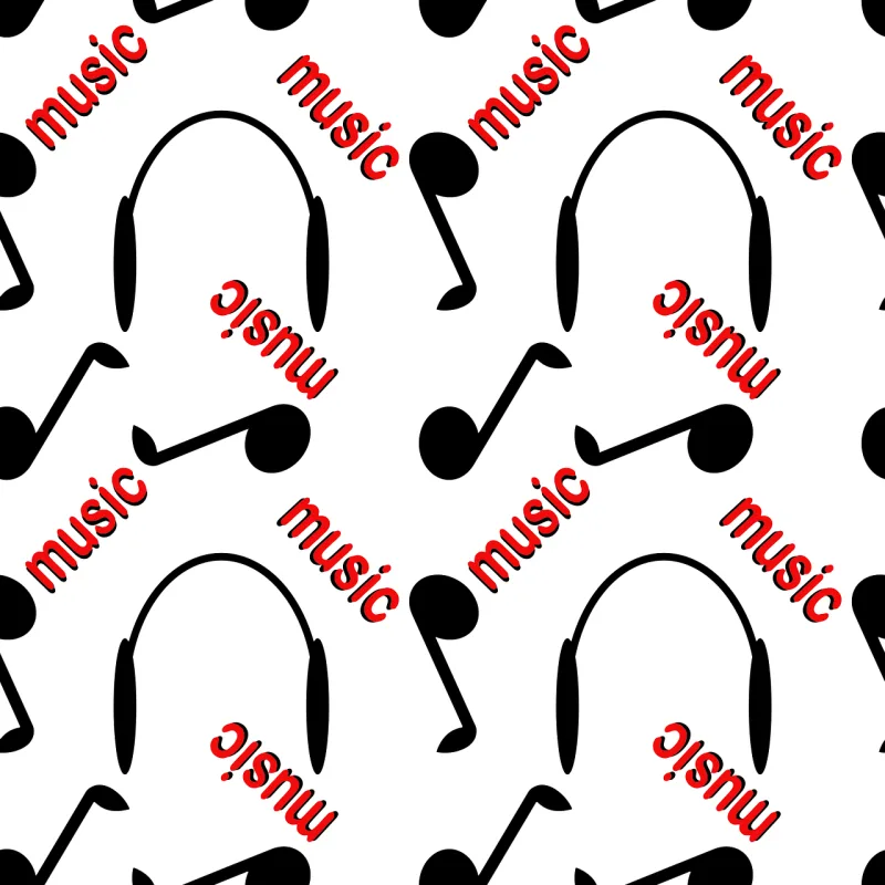 Music Letters Word Stickdatei – Musik