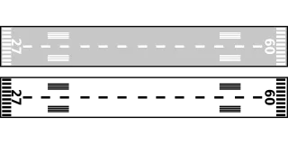 Airport Runway Grey Stickdatei